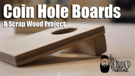 Coin Hole Boards A Scrap Wood Project Youtube