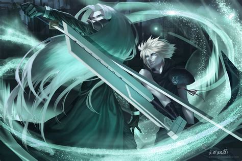 The base sword and the others in its set are used by cloud as his preferred weapon in final fantasy vii: Cloud vs. Sephiroth : FF Advent Children by awanqi on ...