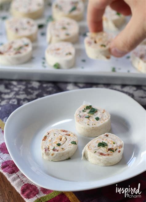 Cheddar Bacon Ranch Pinwheels Cold Appetizers