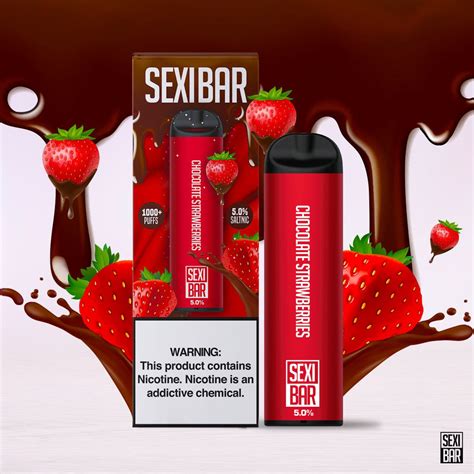 Sexibar Strawberry Chocolate Disposable Vape Pod 1000 Puffs