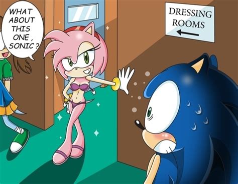 Amys Bathing Suit Sonic E Amy Fan Art 21491051 Fanpop