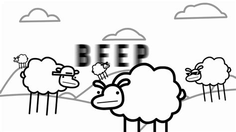 Beep Beep Im A Sheep But Every Time It Says Beep It Gets Faster