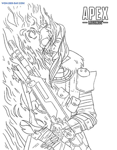 Apex Legends Coloring Pages Printable Coloring Pages