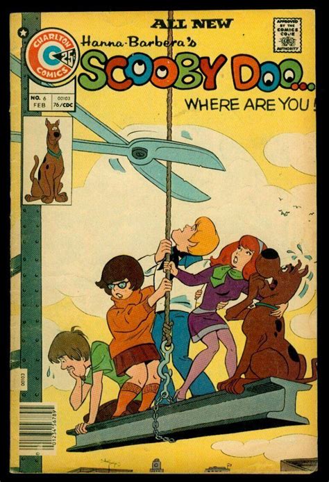 Charlton Comics Hanna Barberas Scooby Doo 6 Vgfn 50 3782975377