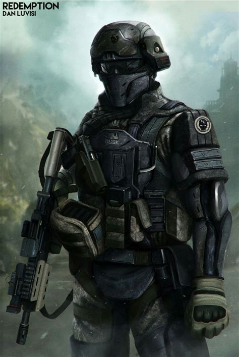 Security Lv2 Combat Armor Battle Armor Sci Fi Armor Power Armor