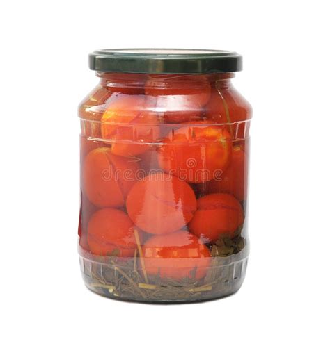 Tomatoes Canned In Glass Jars Stock Image Image Of Pickled Pepper