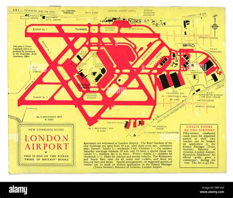 Rear Cover Of A Guide To Londons Heathrow Airport And Planes Using It