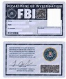 Film-Ausweis / ID Card - FBI Ausweis - Rank ?????? - www.shoppen-fuer ...