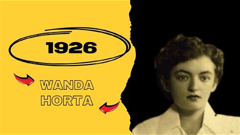 Conheça A Emocionante História De Wanda Horta Quem Foi Ela O Que
