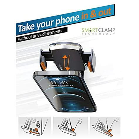 Bestrix Phone Holder For Car Smartclamp Car Phone Mount Dashboard