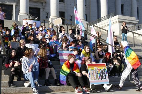 People Rally At Capitol To Support Transgender Youth In Utah The Daily Universe