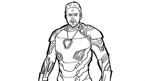 Tony Stark Coloring Pages Coloring Home