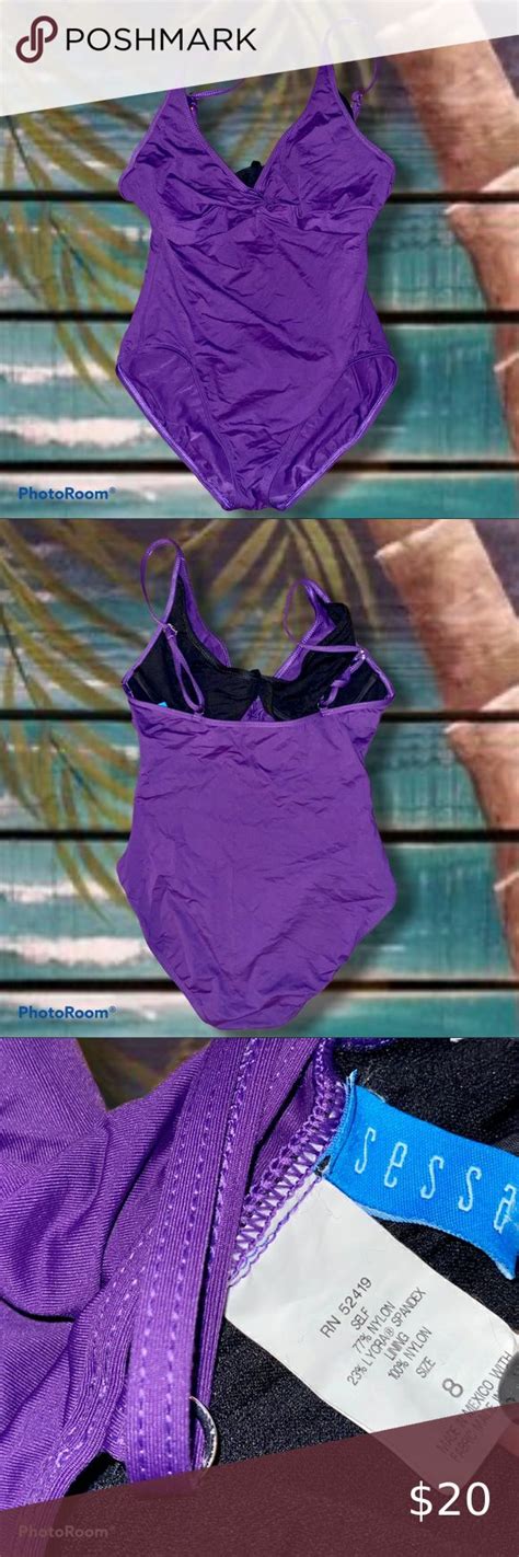 sessa🩱one piece royal purple swimsuit wmn s 8 bandeau one piece swimsuit women s one piece