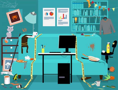 130 Messy Home Office Stock Illustrations Royalty Free Vector Graphics And Clip Art Istock