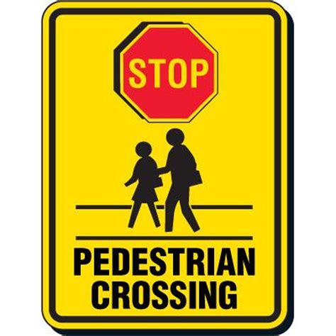 Printable Pedestrian Safety Signs