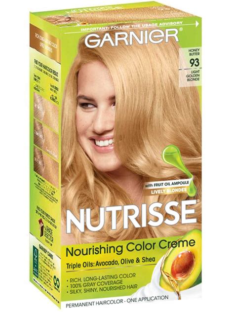 Now you can make light your own and create new color expressions that stir the senses and emotions of every client. Nutrisse Nourishing Color Creme - Light Golden Blonde 93 ...