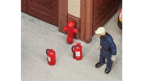 Faller Gmbh 180950 Fire Extinguishers And Hydrants 6 Extinguishers 2