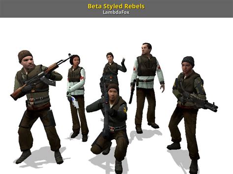 Beta Styled Rebels Half Life 2 Mods
