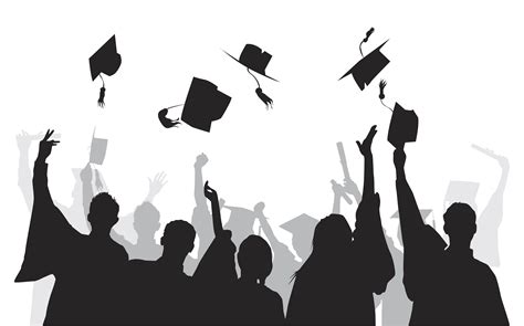 Congratulations Graduates Vector Free University Graduation