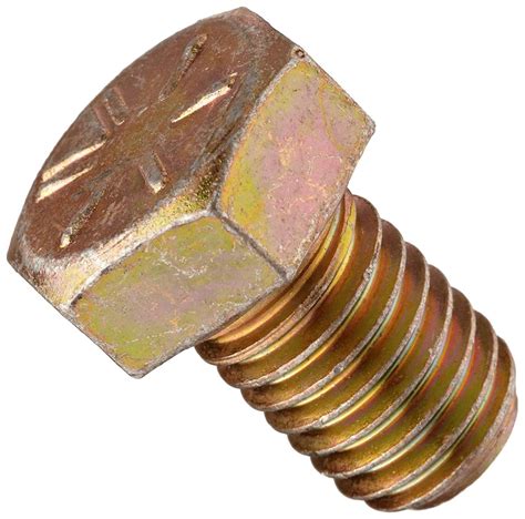 Jp Steel Hex Bolt Grade 8 Zinc Yellow Chromate Plated