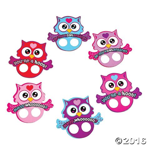 Owl Valentine Finger Puppets | Owl valentines, Valentines toys, Valentines games