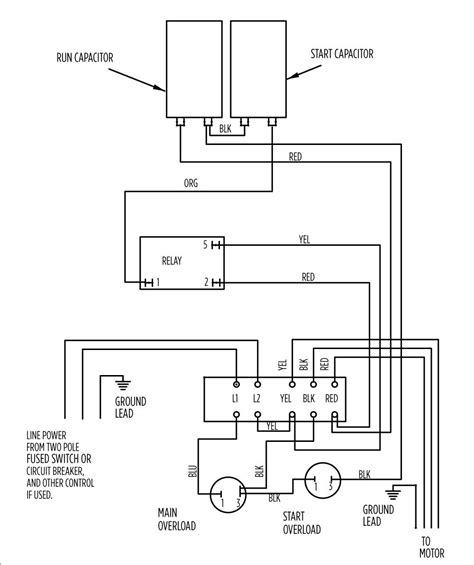 Water Pump Wiring Diagram Single Phase