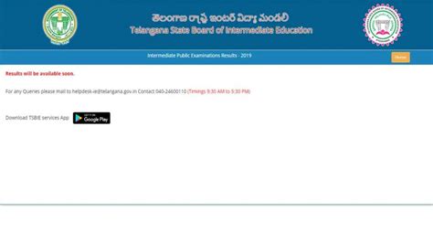 Telangana Board Ts 1st 2nd Year Intermediate Results 2019 Today