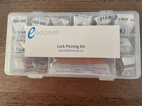 Lock Pinning Kit Standard Elocksmith Pty Ltd