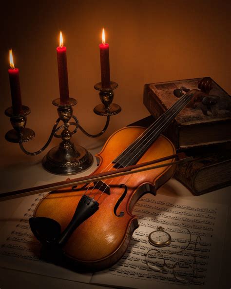 Violin And Candel Light By William Doree On 500px Violin Art Violin