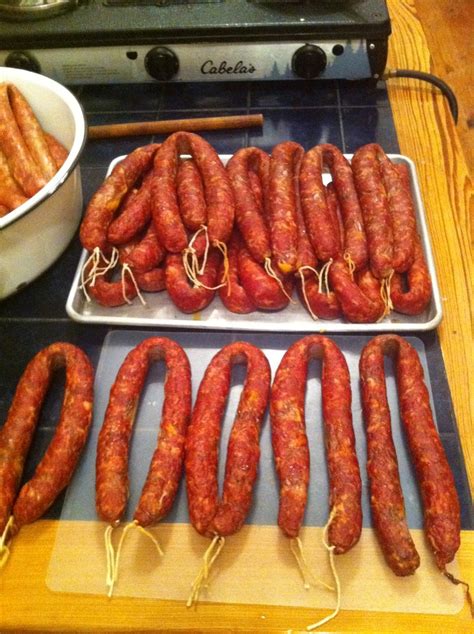 I used some walton's premixes and i watched meatgistics to see how. calories in venison smoked sausage