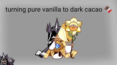 Turning Pure Vanilla Cookie To Dark Cacao 🍫 Cookie Run Kingdom Youtube