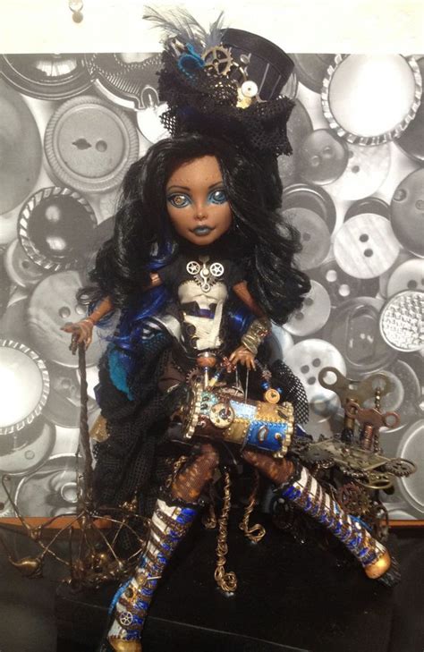 Ooak Steampunk Monster High Robecca Steam Custom Repaint 105in Fashion