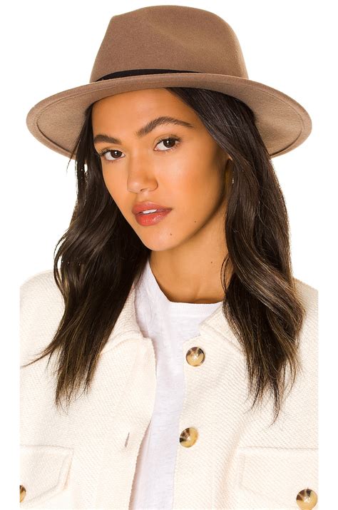 Brixton Messer Packable Fedora In Twig Revolve