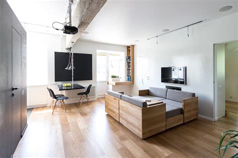 Apartment Uses Wood To The Interior Design Spaces