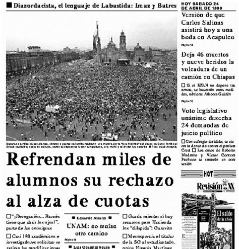 La Huelga En La Unam De 1999 Y La Vigencia De Su Lucha