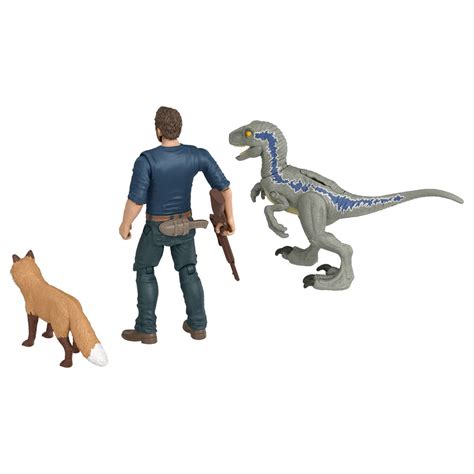 Jurassic World Dominion Owen And Velociraptor Beta Action Figure Set