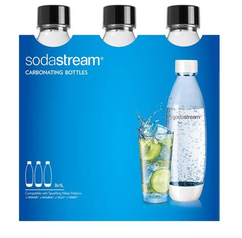 Sodastream 1l Twin Pack Fuse White Bottles Lazada Singapore