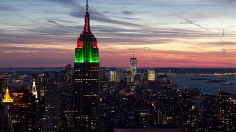 Download Wallpaper 1920x1080 City New York Empire State Building