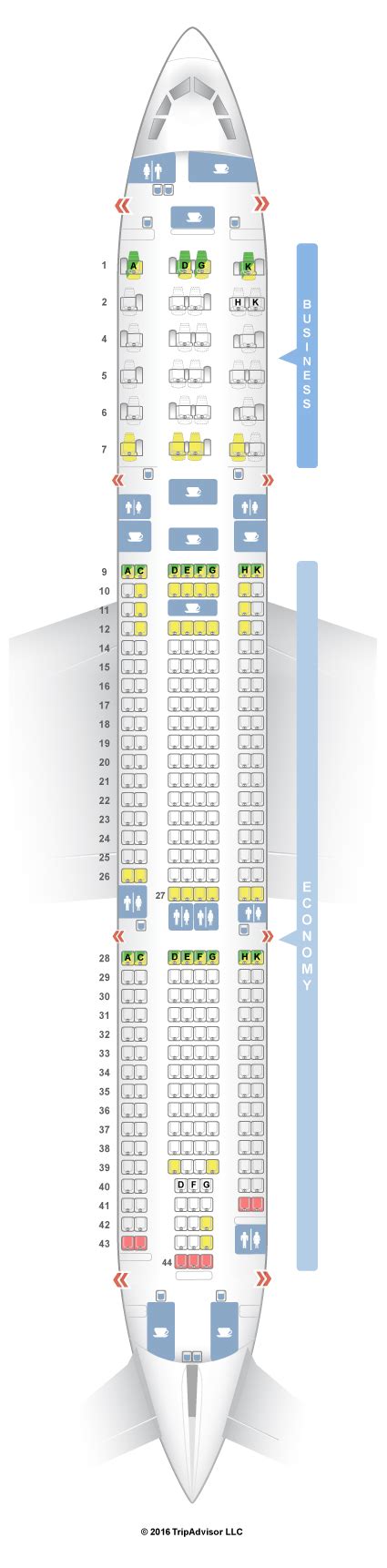 Seatguru Seat Map Malaysia Airlines Airbus A330 300 333 V1