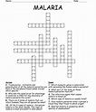 Malaria Crossword - WordMint
