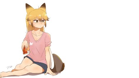 Anime Anime Girls Kemono Friends Animal Ears Fox Girl Red Fox