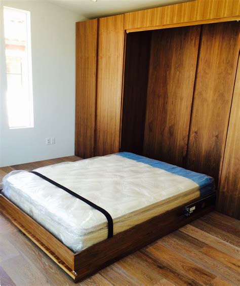 Murphy Bed Wall Unit Midcentury Bedroom Los Angeles By