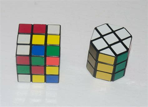 Original 1980s Rubik Cube And Octagon Barrel Puzzle Vintage 3864261686