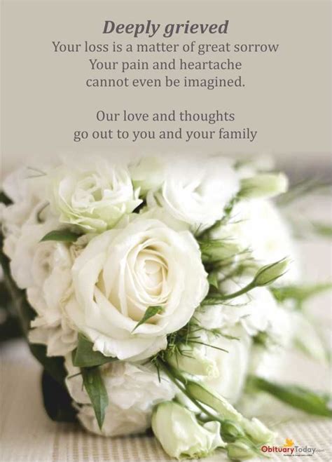 Send Sympathy Ecards And Greeting Cards Online Obituarytoday Sympathy Messages Sympathy Card