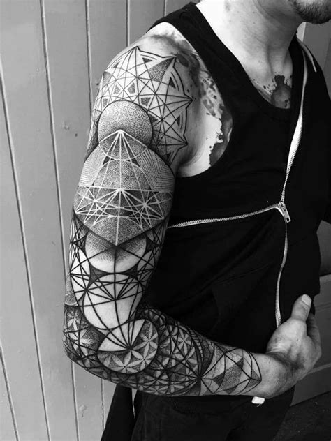 Pin By Matthew Lehrer On Geometric Tattoo Designs Geometric Sleeve