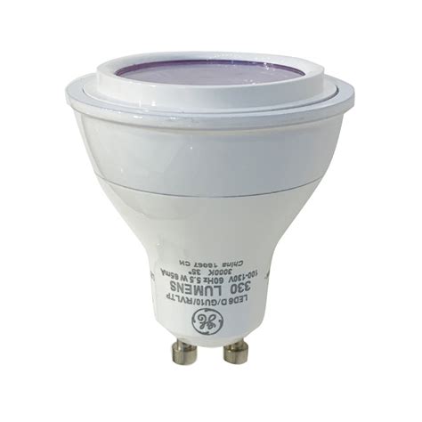 4pk Ge 55w Led Mr16 Gu10 3000k Dimmable Light Bulb 50w Equiv