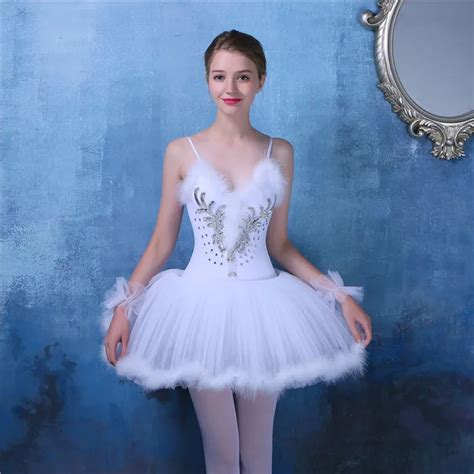 Swan Lake Ballet Vestido Tutu Adulto Ballet Roupas De Dança Do Sexo Feminino Vestidos De