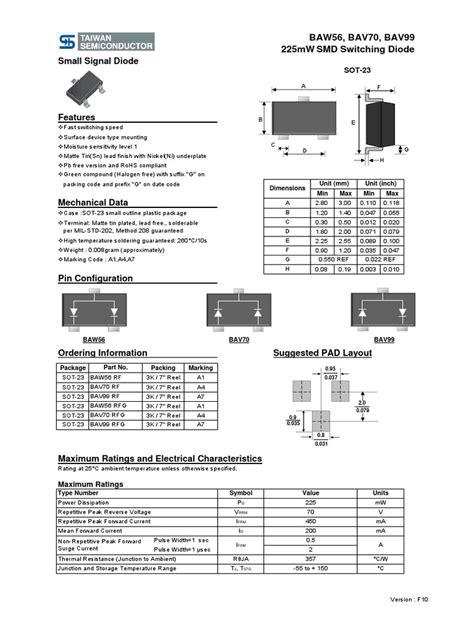 Match&start with bav99a7w total : A7W SMD TRANSISTOR DATASHEET PDF
