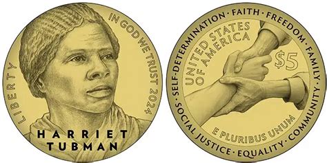 Us Mint Announces Harriet Tubman Bicentennial Coin Designs