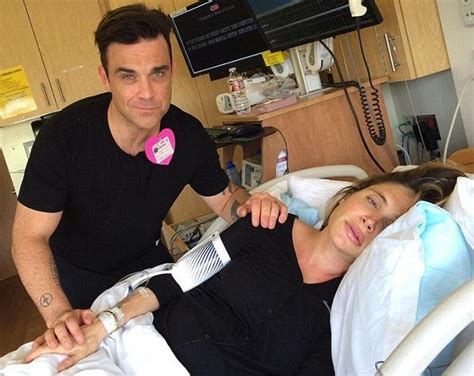 Robbie Williams Posts Live Tweets As Wife Ayda Field Gives Birth